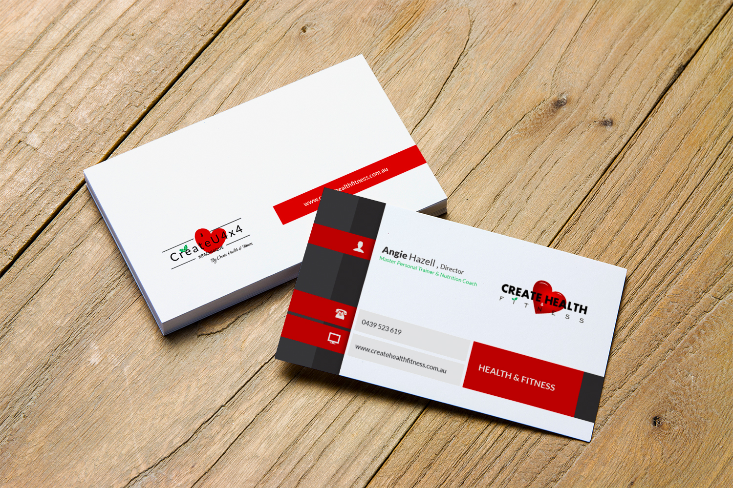 Business Card Design by TGDesigns for Create Health & Fitness | Design #17915497
