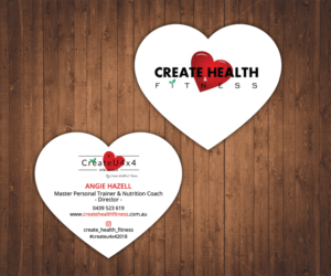 Business Card Design by Stylez Designz for Create Health & Fitness | Design: #17918395