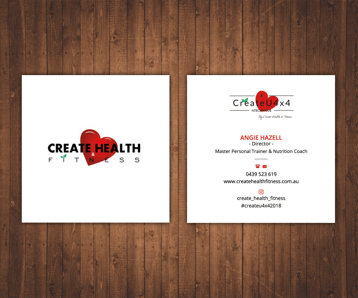 Business Card Design by Stylez Designz for Create Health & Fitness | Design #17918710