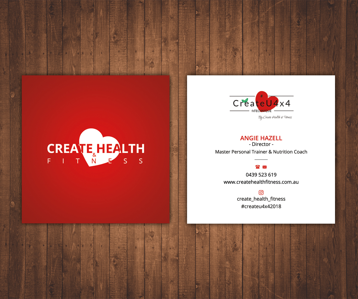 Business Card Design by Stylez Designz for Create Health & Fitness | Design #17918711