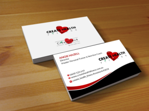 Design de Carte de Visite par Creations Box 2015 pour Create Health & Fitness | Design : #17916671