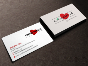 Design de Carte de Visite par Creations Box 2015 pour Create Health & Fitness | Design : #17916673