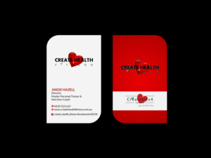 Design de Carte de Visite par Creations Box 2015 pour Create Health & Fitness | Design : #17916680