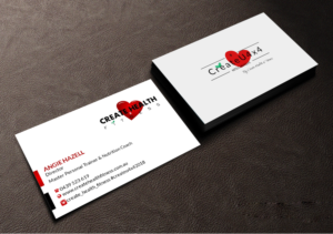 Design de Carte de Visite par Creations Box 2015 pour Create Health & Fitness | Design : #17916682