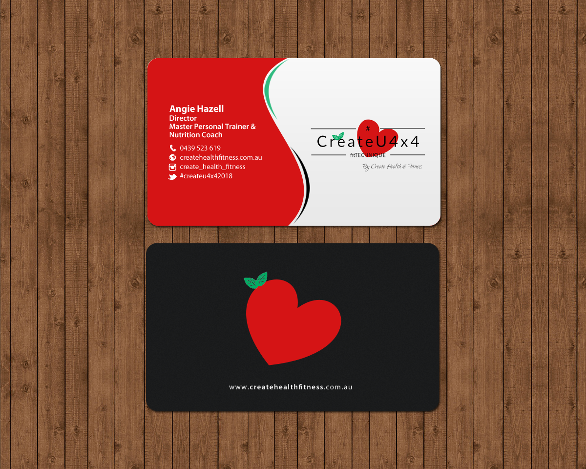Business Card Design by chandrayaan.creative for Create Health & Fitness | Design #17912756