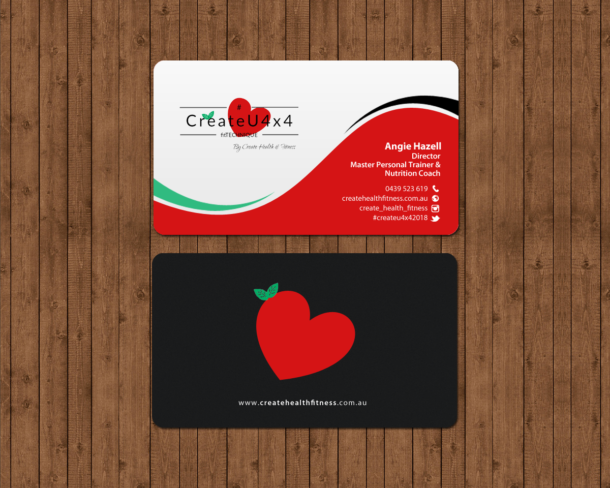 Business Card Design by chandrayaan.creative for Create Health & Fitness | Design #17912757