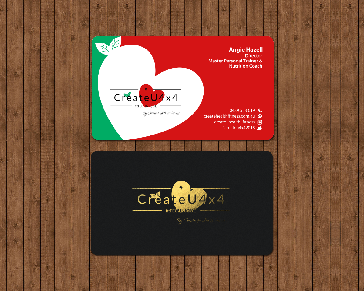 Business Card Design by chandrayaan.creative for Create Health & Fitness | Design #17912802