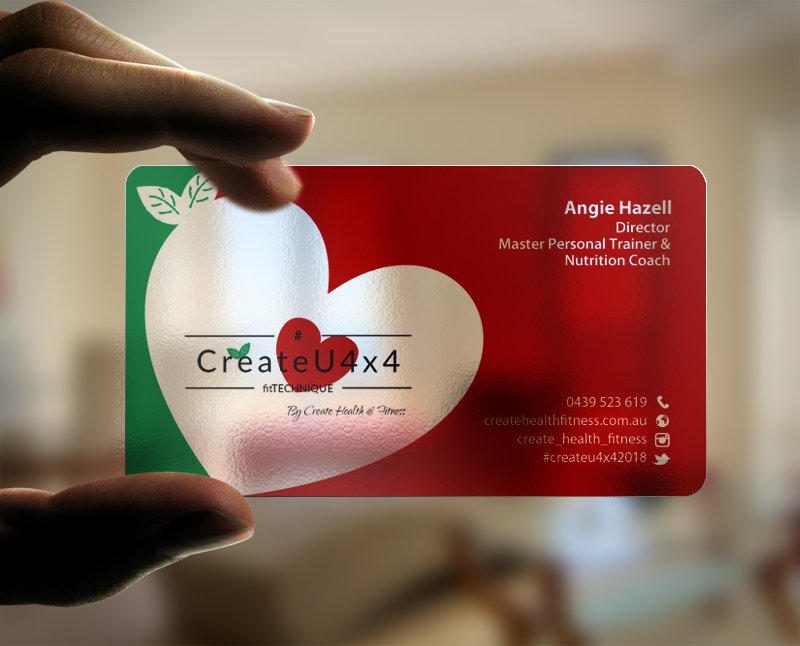 Visitenkarten-Design von chandrayaan.creative für Create Health & Fitness | Design #17912878