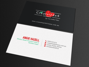 Business Card Design by chandrayaan.creative for Create Health & Fitness | Design: #17914593