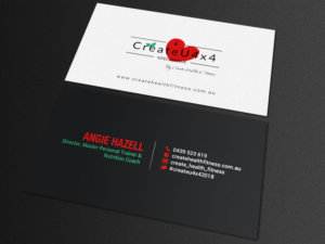 Visitenkarten-Design von chandrayaan.creative für Create Health & Fitness | Design: #17914595