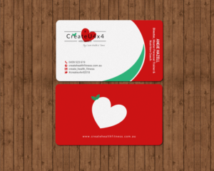 Visitenkarten-Design von chandrayaan.creative für Create Health & Fitness | Design: #17914741