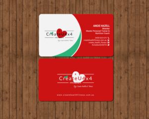 Visitenkarten-Design von chandrayaan.creative für Create Health & Fitness | Design: #17914743