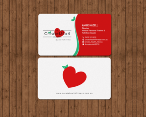 Visitenkarten-Design von chandrayaan.creative für Create Health & Fitness | Design: #17914745