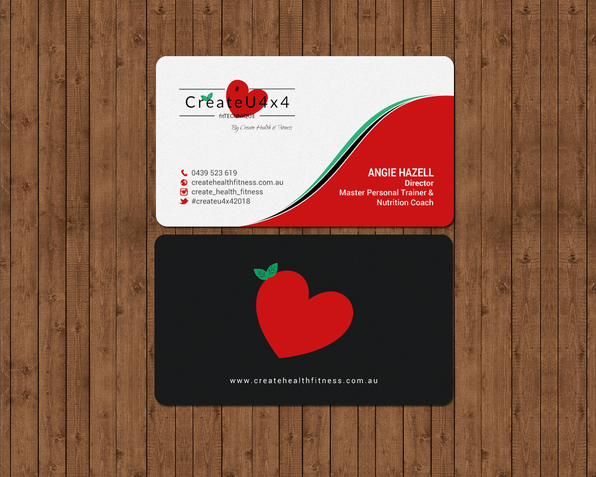 Business Card Design by chandrayaan.creative for Create Health & Fitness | Design #17914784