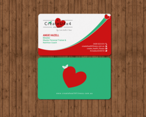 Visitenkarten-Design von chandrayaan.creative für Create Health & Fitness | Design: #17914785