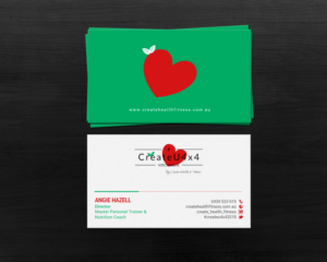 Visitenkarten-Design von chandrayaan.creative für Create Health & Fitness | Design: #17914803