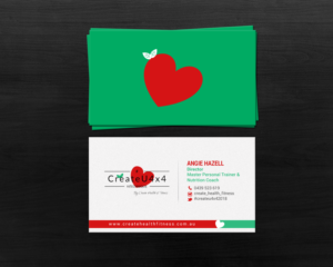 Visitenkarten-Design von chandrayaan.creative für Create Health & Fitness | Design: #17914804