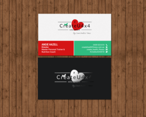 Design de Carte de Visite par chandrayaan.creative pour Create Health & Fitness | Design : #17915394