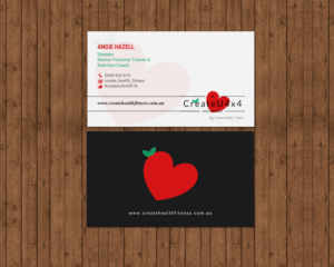 Design de Carte de Visite par chandrayaan.creative pour Create Health & Fitness | Design : #17915395