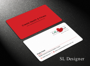 Business Card for Create Health & Fitness | Business Card Design by SL Designer