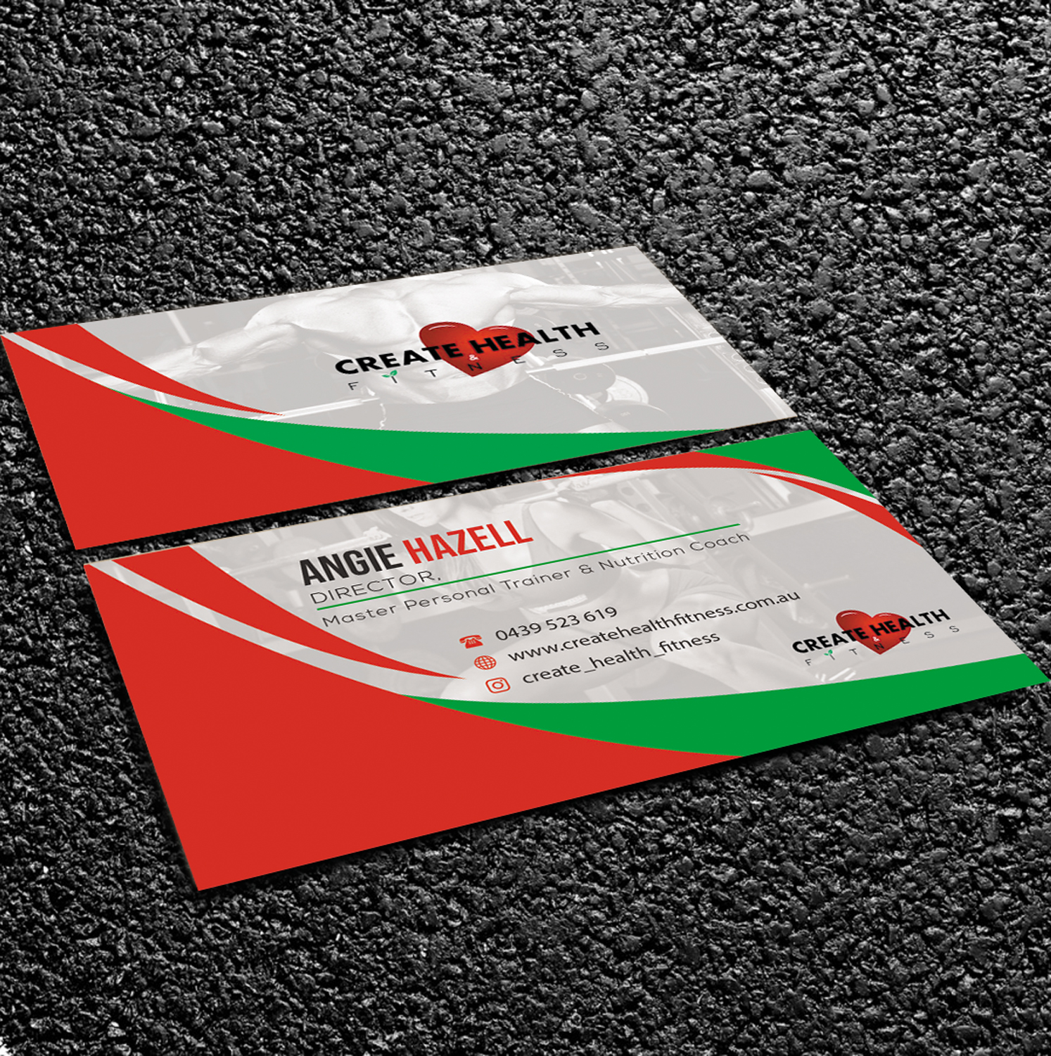 Business Card Design by Xclusive Designers for Create Health & Fitness | Design #17913456