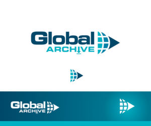 GLOBAL ARCHIVE or Global Archive or GlobalArchive or GLOBALARCHIVE | Logo Design by mrSergio