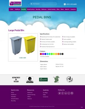Web Design by pb for Cillianbc.com | Design: #17974440