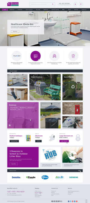 Homepage, Product & Category pages for E-commerce website | Diseño Web por Ved Web Services