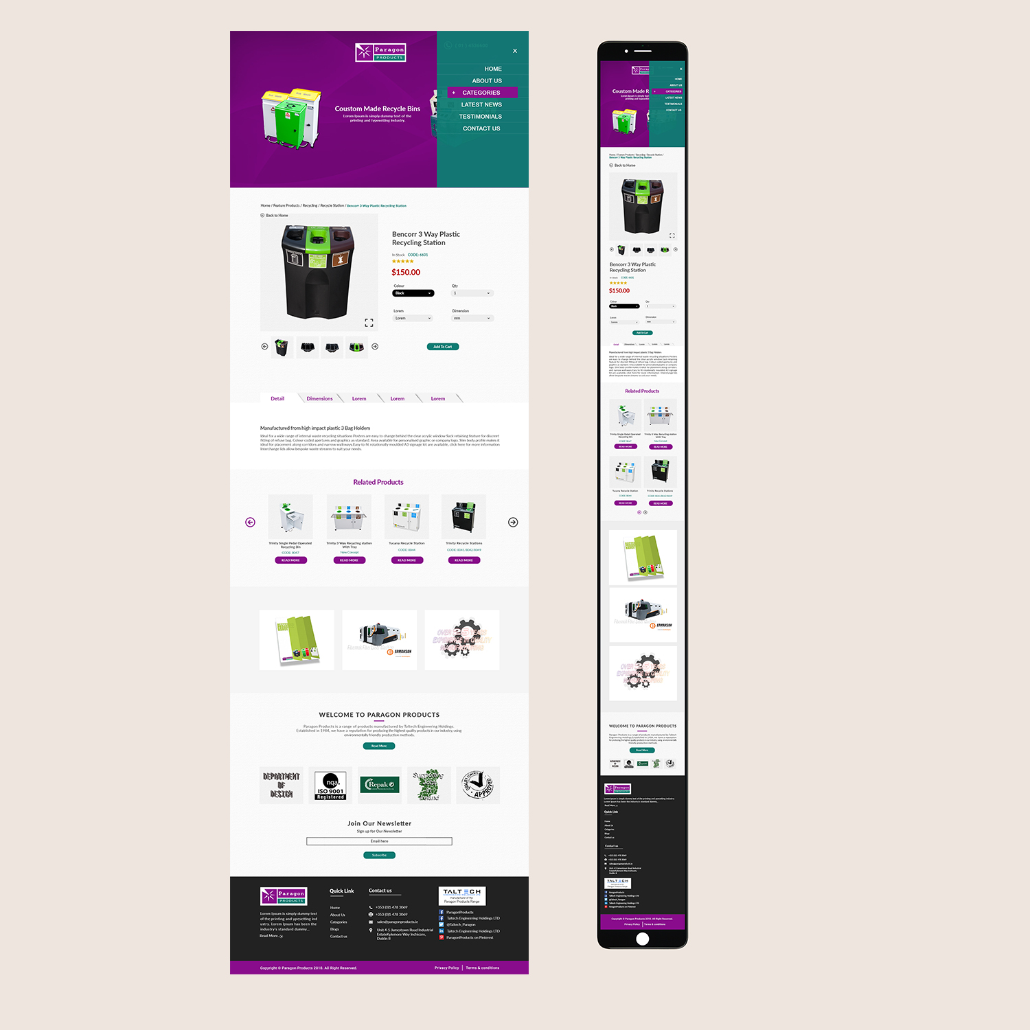 Web Design by bdesigner9 for Cillianbc.com | Design #18006246