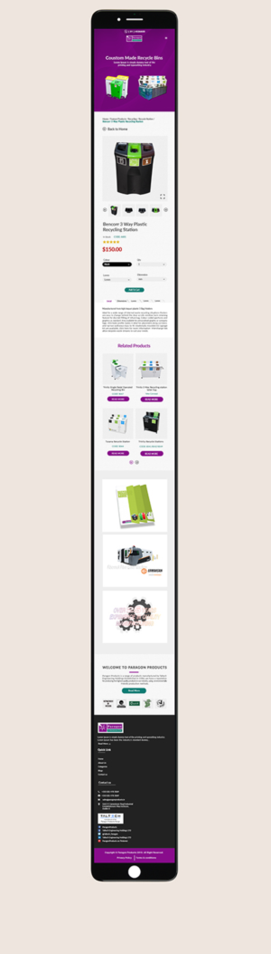 Homepage, Product & Category pages for E-commerce website | Diseño Web por bdesigner9