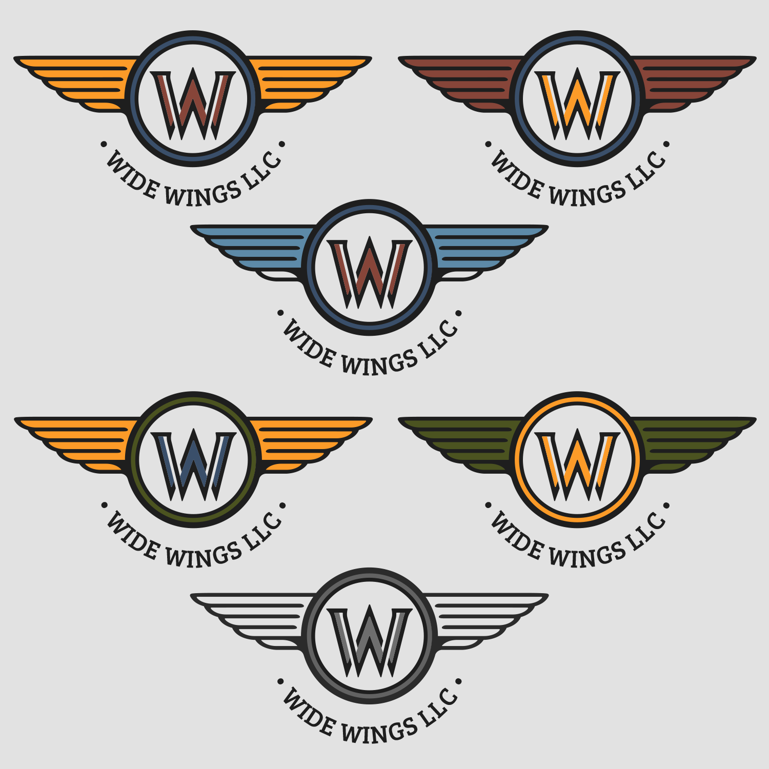 Diseño de Logo por DAGW para WideWings LLC | Diseño #17970005