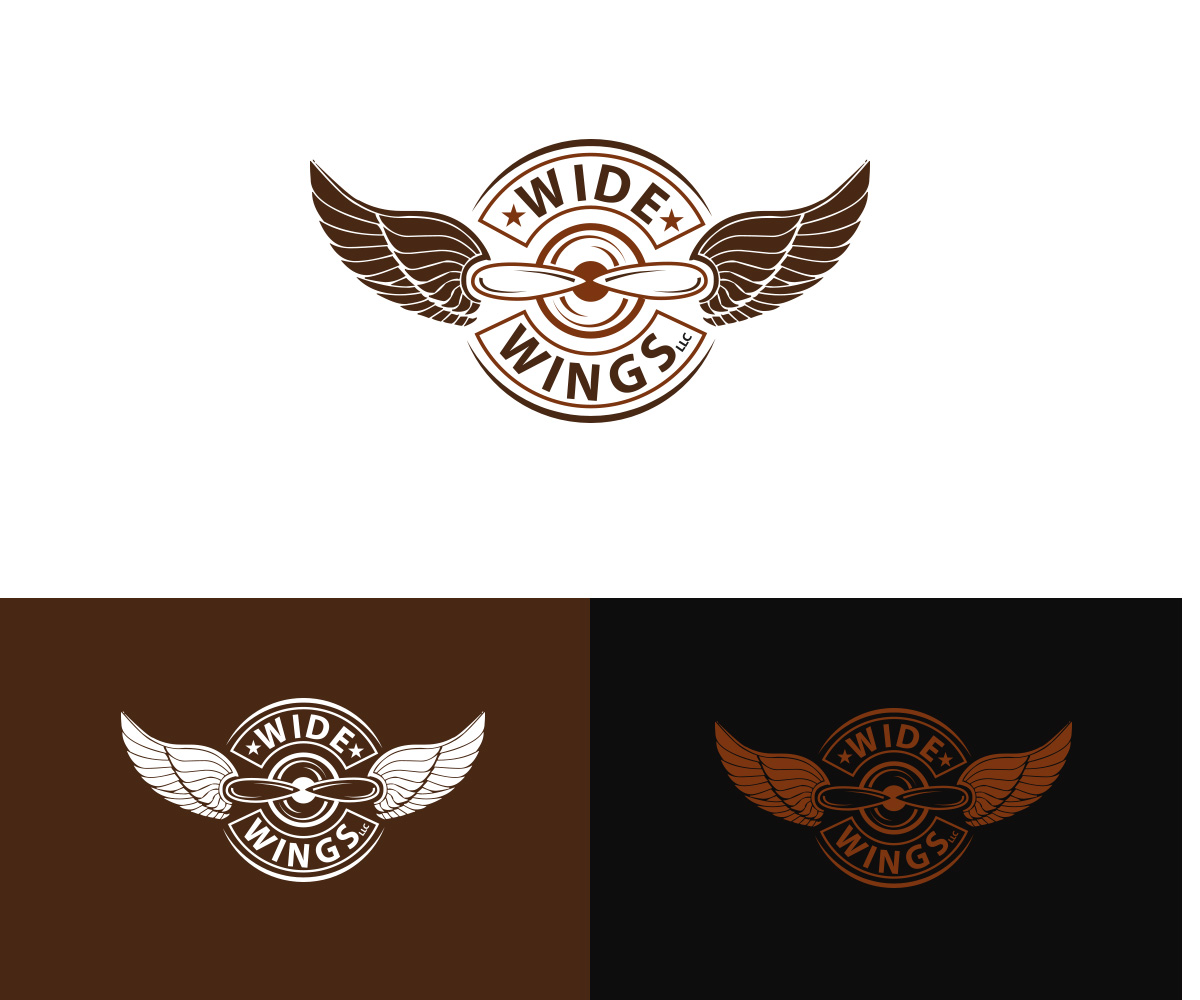 Diseño de Logo por AdriQ para WideWings LLC | Diseño #18026028