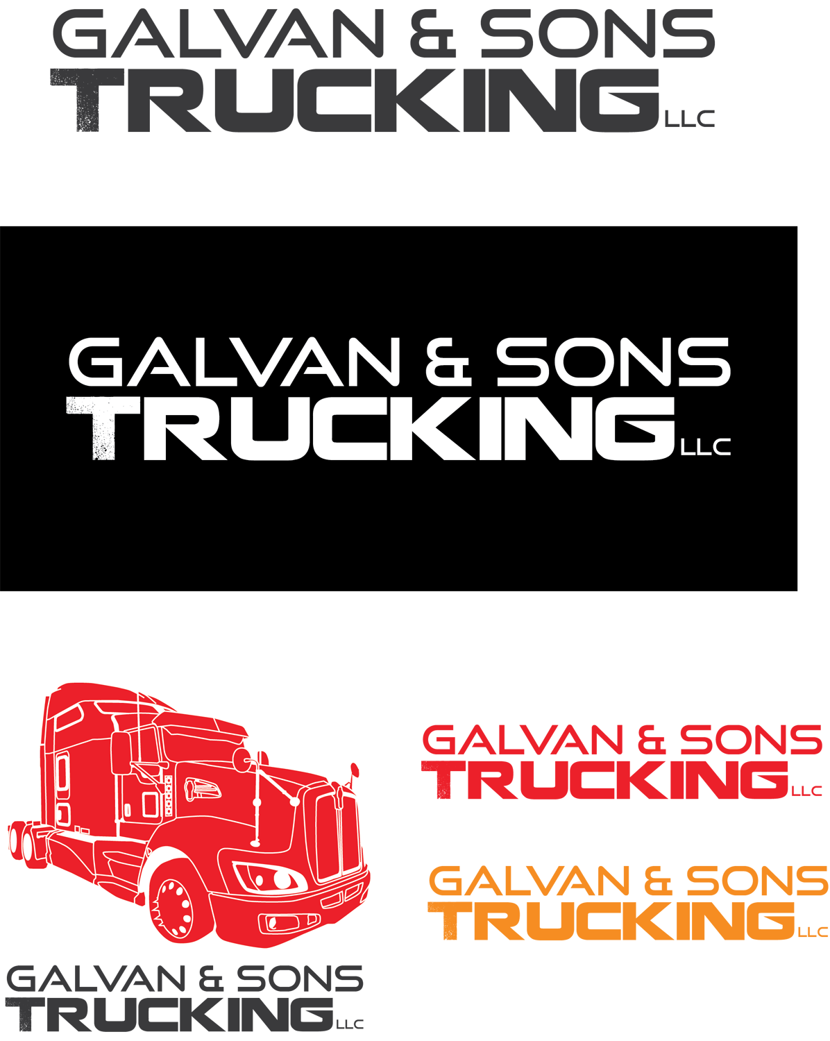 Logo-Design von Varalyn Xiong für Galvan & Sons Trucking LLC | Design #17919400