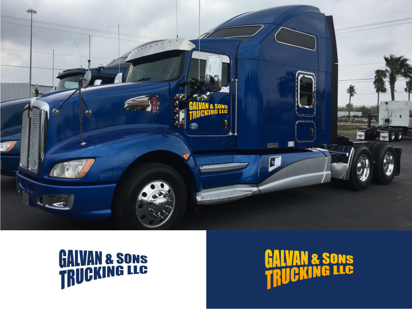 Logo Design by Atvento Graphics for Galvan & Sons Trucking LLC | Design #17937329