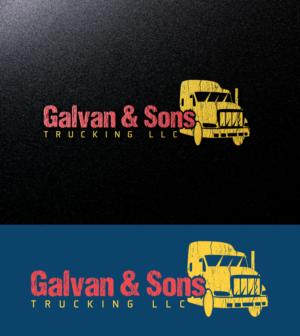 Logo Design by Impressive Solutions for Galvan & Sons Trucking LLC | Design: #17922332