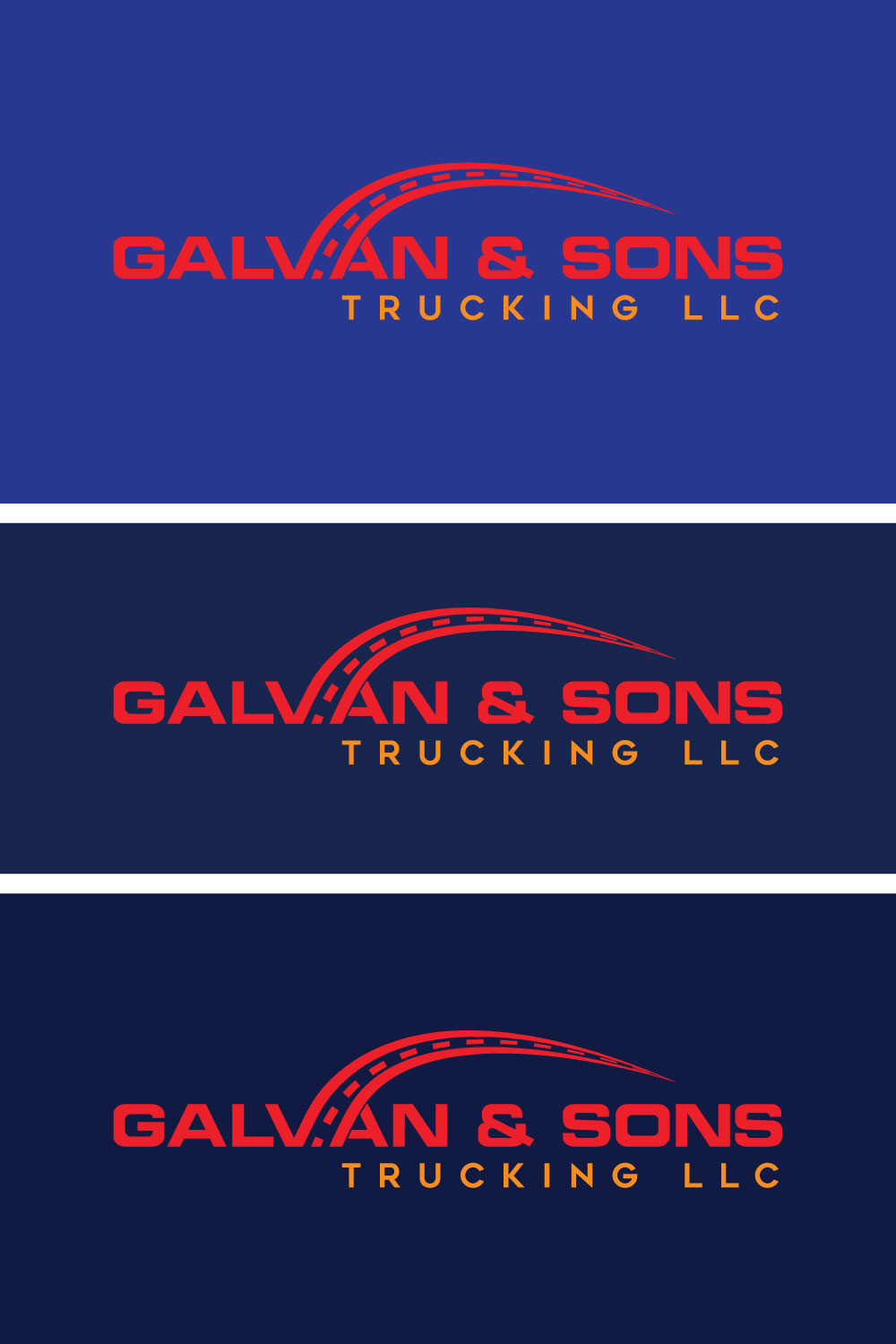 Logo Design by Juli creation for Galvan & Sons Trucking LLC | Design #17966150
