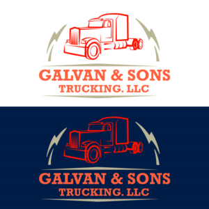 Diseño de Logo por Design Sword para Galvan & Sons Trucking LLC | Diseño: #17932496