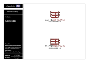 Logo Design by [n]visionDesign for Elite bricks  | Design #17935483