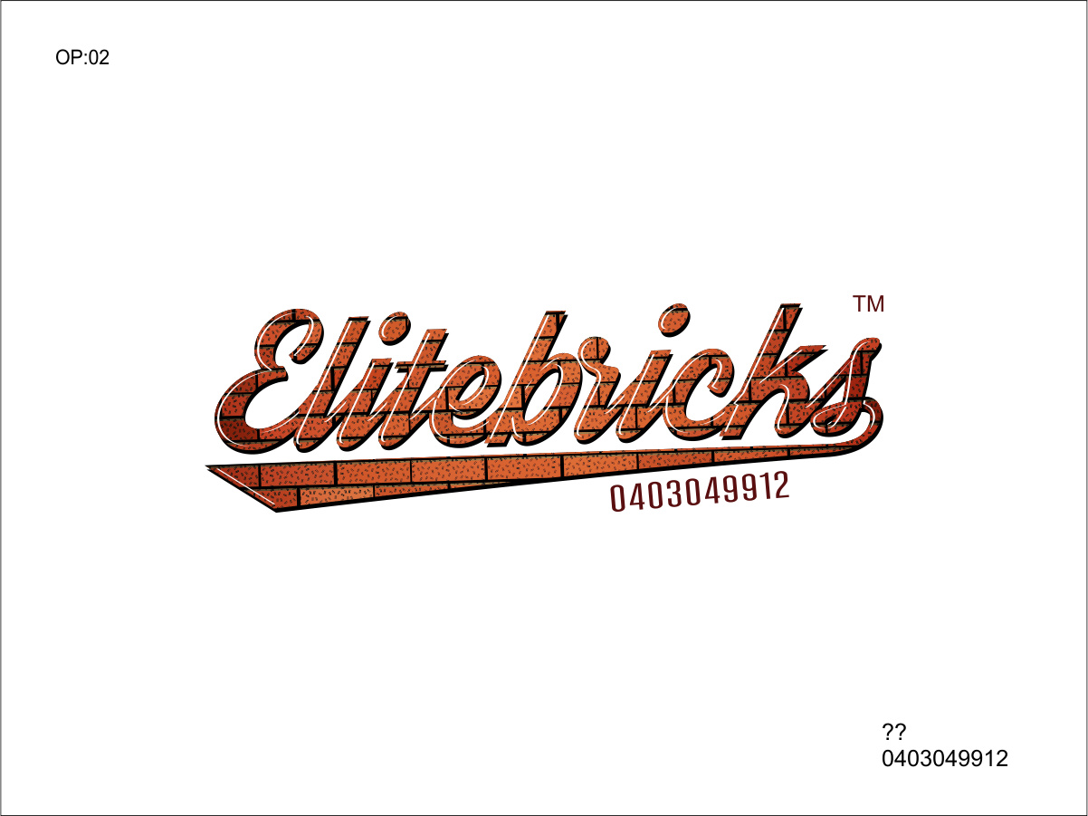 Logo-Design von NSP Design für Elite bricks  | Design #17947102