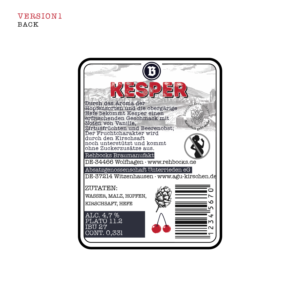 Label Design by deadPixel for Rehbocks Braumanufaktur | Design #18079838