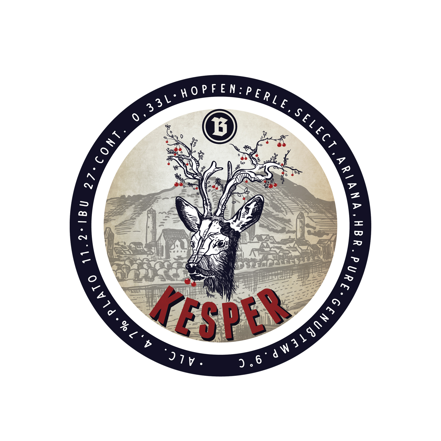 Label Design by deadPixel for Rehbocks Braumanufaktur | Design #18105750