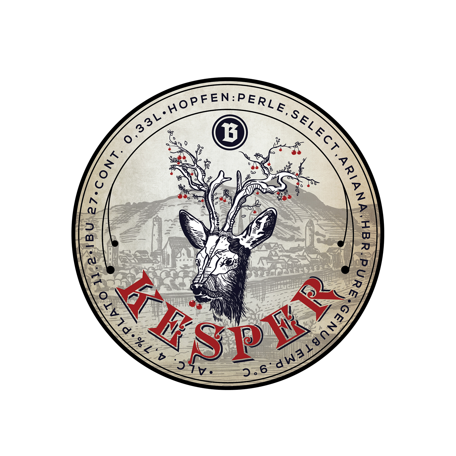 Label Design by deadPixel for Rehbocks Braumanufaktur | Design #18115298