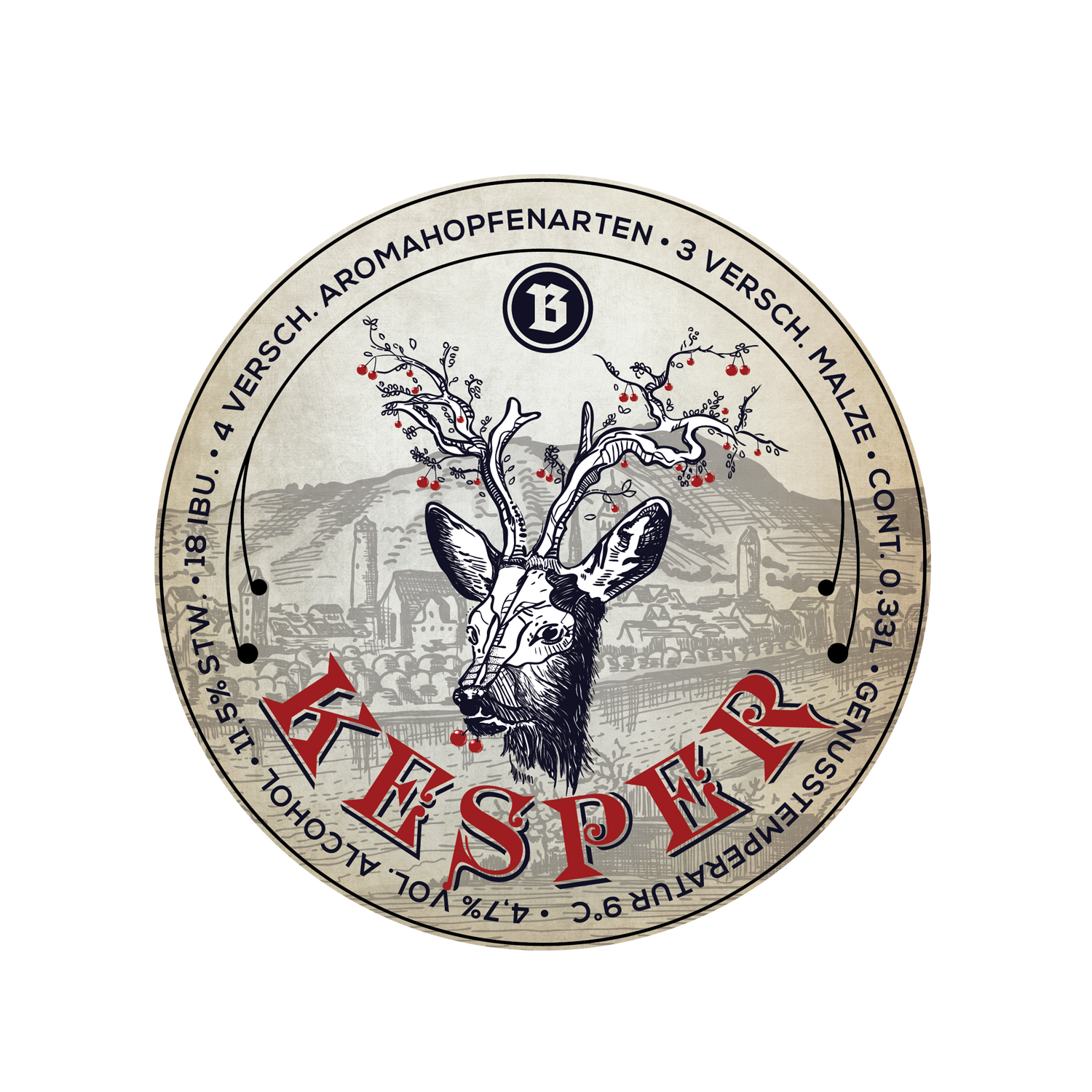 Label Design by deadPixel for Rehbocks Braumanufaktur | Design #18136492