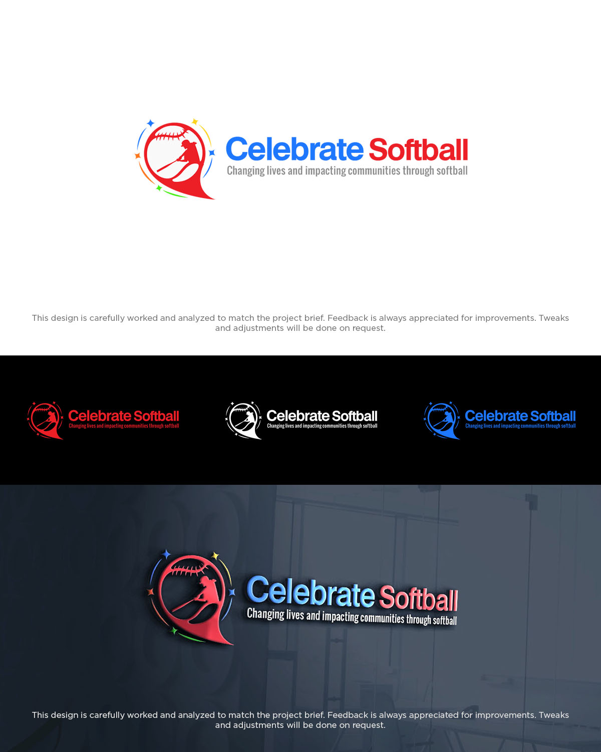 Logo-Design von Design Nation für Celebrate Softball | Design: #17974501