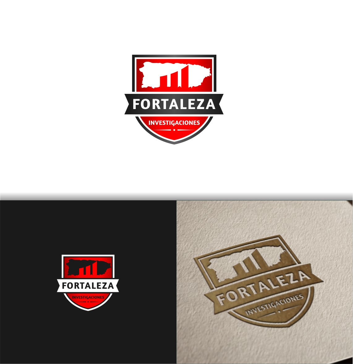 Logo Design by *mary for Fortaleza Investigaciones | Design #17918888