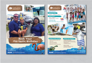 Birthday Party Flyer for Aquarium | Design de Flyer par alex989