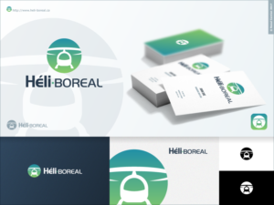 HELI-BOREAL | Logo Design by Raoul Camion