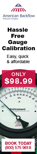 Banner Ad Design by Petit Four Design for American Backflow Products Company | Design #17923186