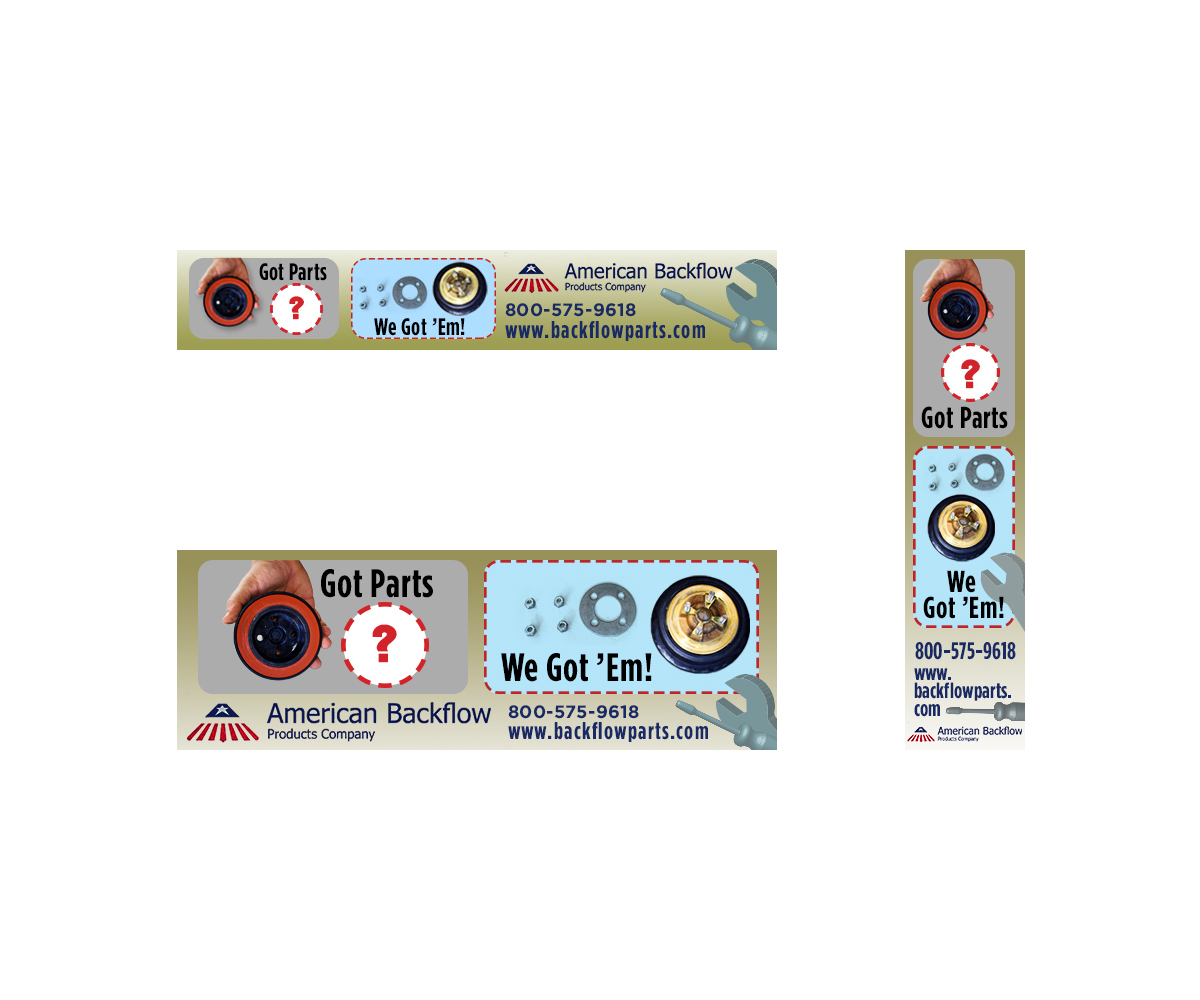 Design de Bannière  par MungKorn pour American Backflow Products Company | Design #17932410