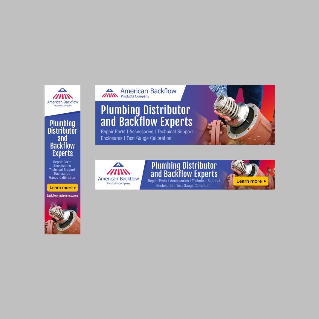Banner Ad Design by designhero for American Backflow Products Company | Design #17959356
